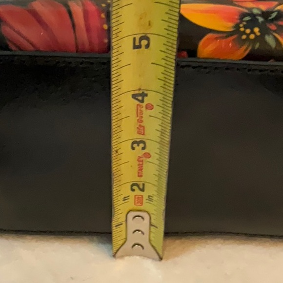 PATRICIA NASH ALL LEATHER FLORAL SATCHEL BAG NWT - Picture 6 of 7